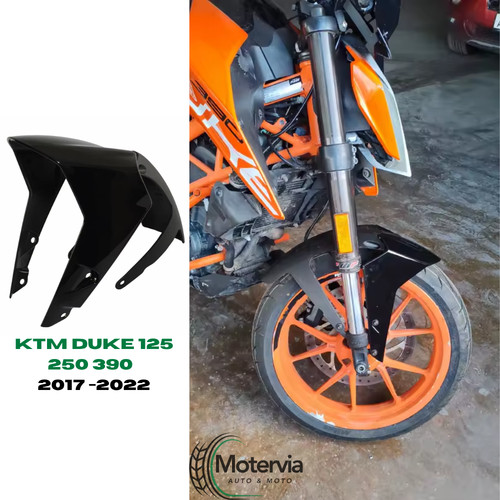 Parafango anteriore nero ktm - parafango,